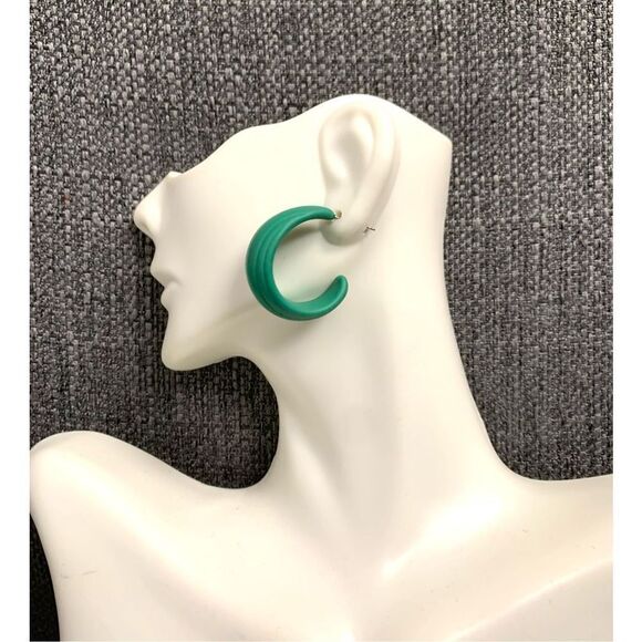 Textured Colored Hoops - Picture 1 of 4